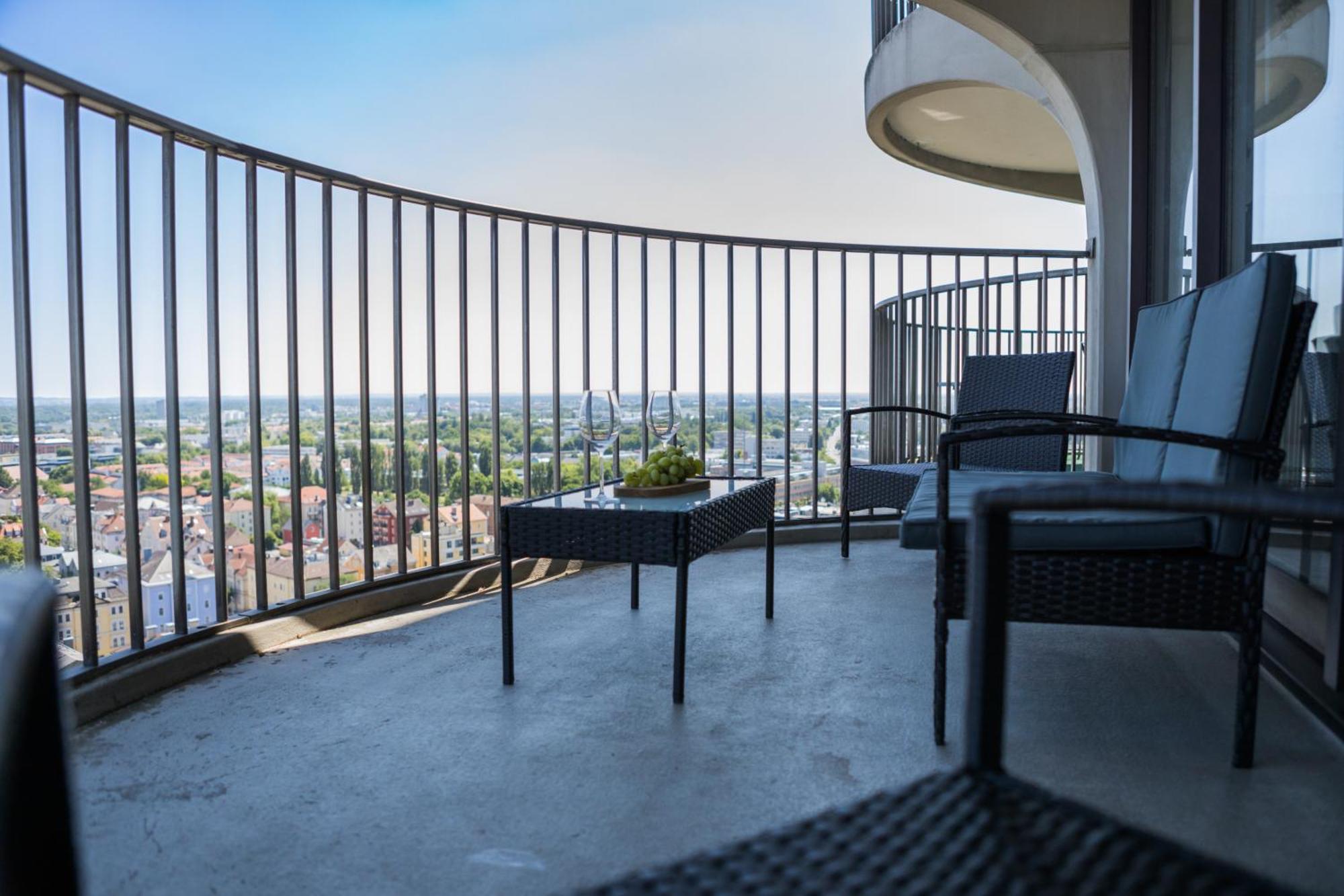 Fresh Apartment - 20Th Floor - Netflix - Center Augsburg Kültér fotó